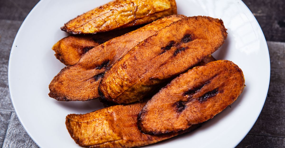 Plátanos maduros fritos