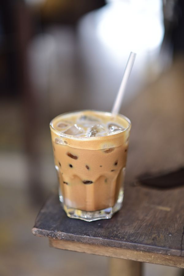 Vaso de iced coffee