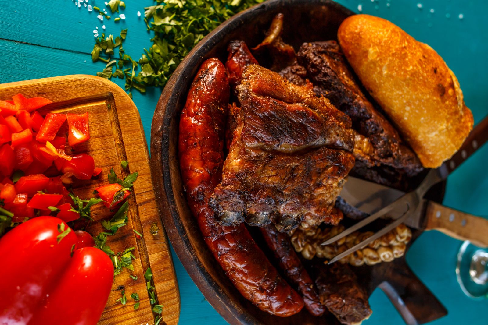 Comida a la parrilla