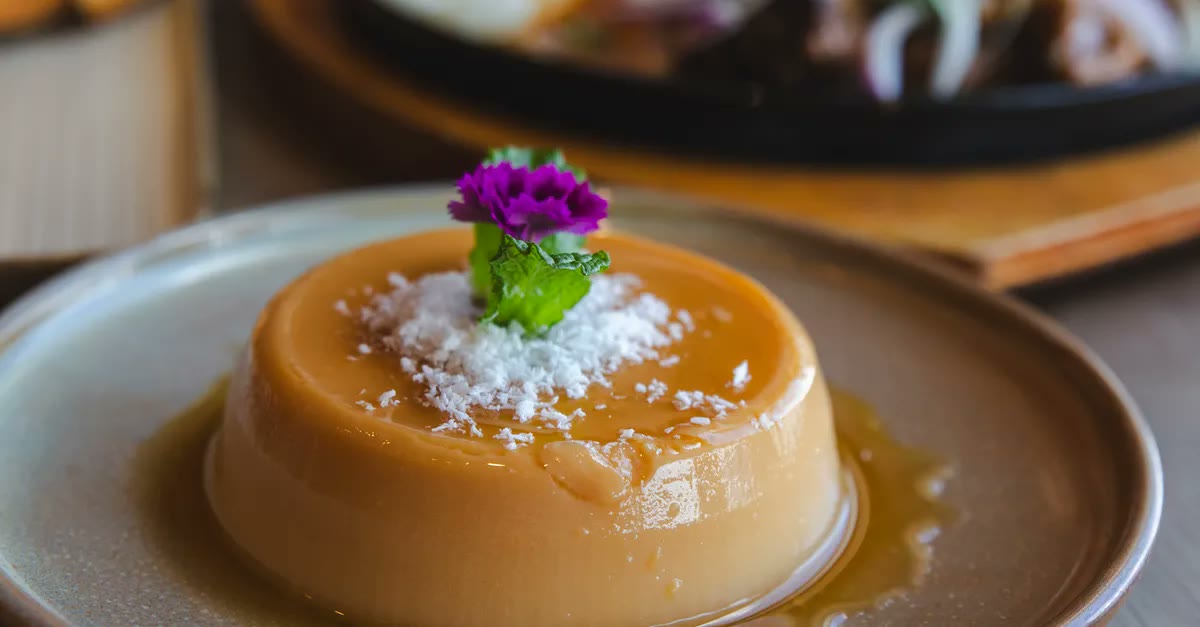 Flan de postre
