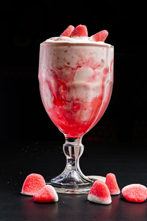 Frappé de fresa